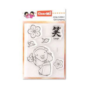 Clear stamp Jumping Girl Misaki - IMPRONTE D'AUTORE