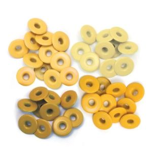 Wide Eyelets yellow - 40pz - WRMK - WE ARE MEMORY KEEPERS