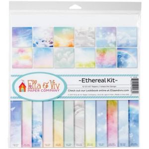 Ella and Viv Paper Company - Ethereal Collection - 12 x 12 Collection Kit - ROSSO CREATIVO