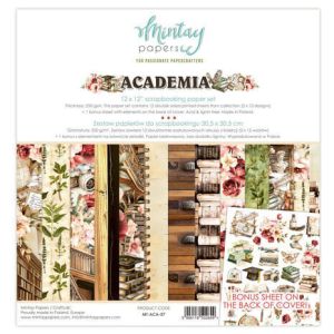 Academia 12x12 Inch Scrapbooking Paper Set - MINTAY